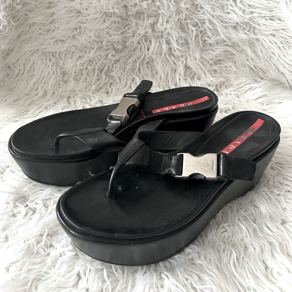 Prada Platform Sandals size 7.5